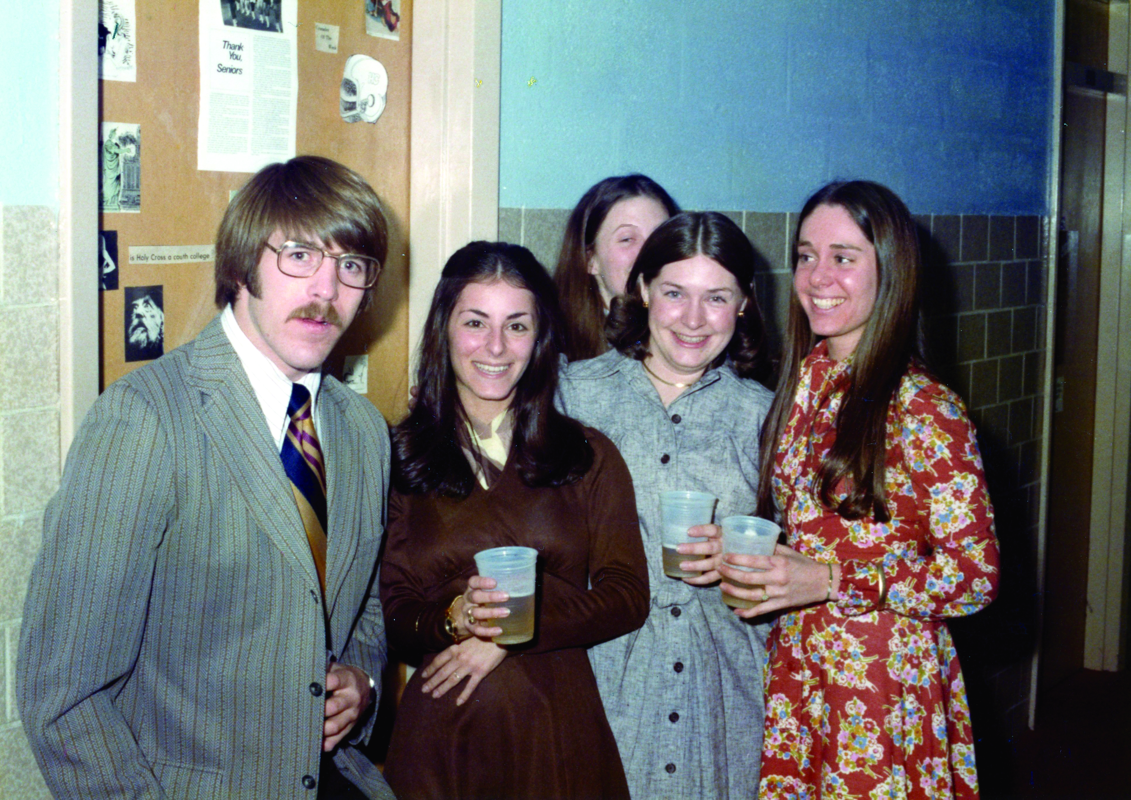 These photos were taken by Sean O’Neil ’76 and Michal Oats, M.D., ’76, co-photography editors of the 1976 Purple Patcher