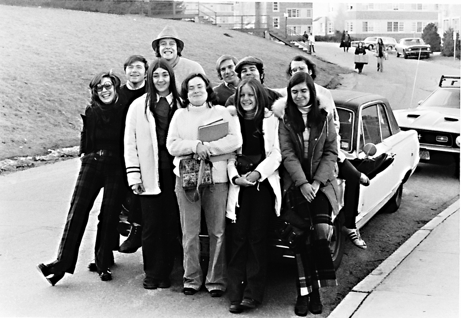 residence hall group shots