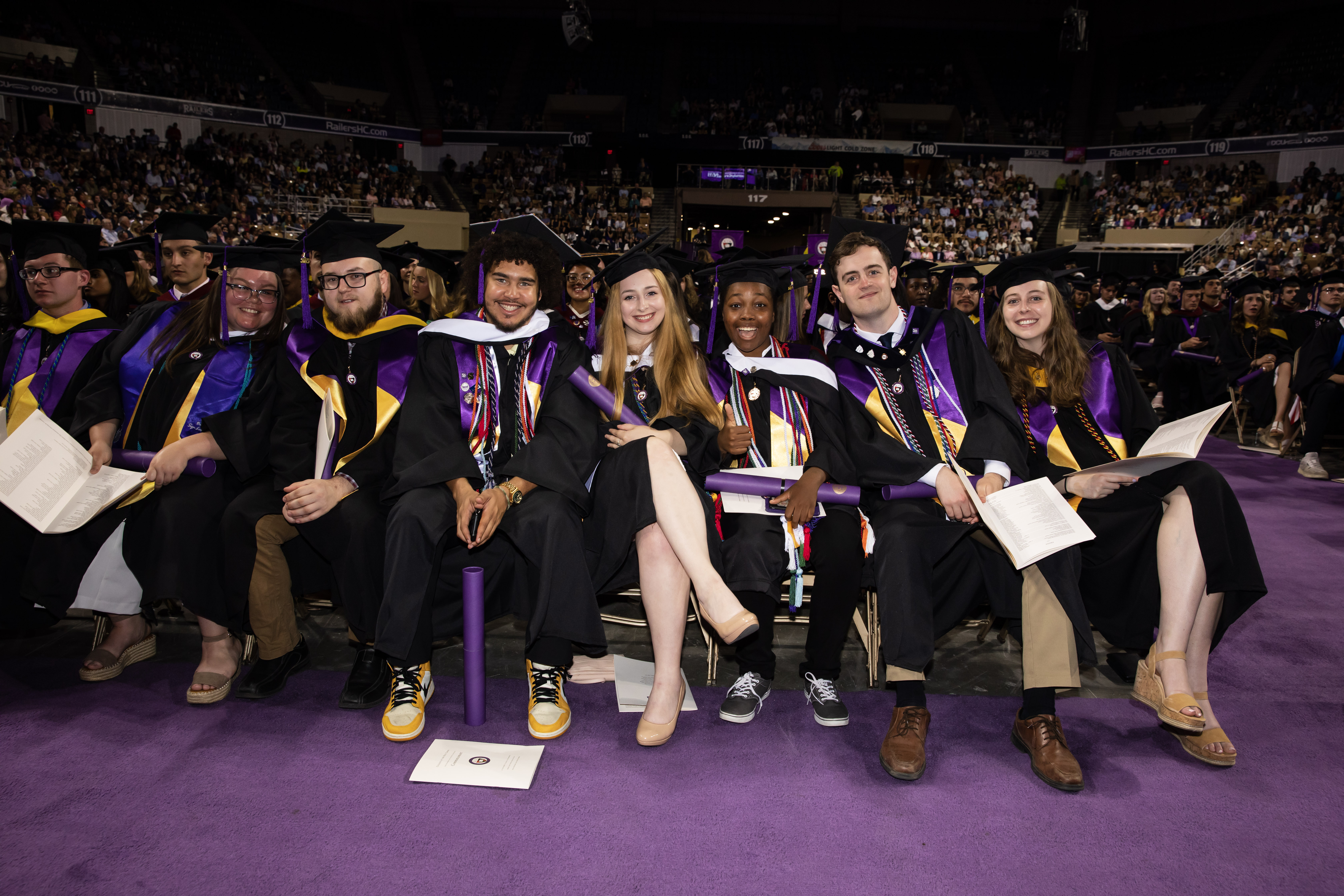 A college graduate during commecement