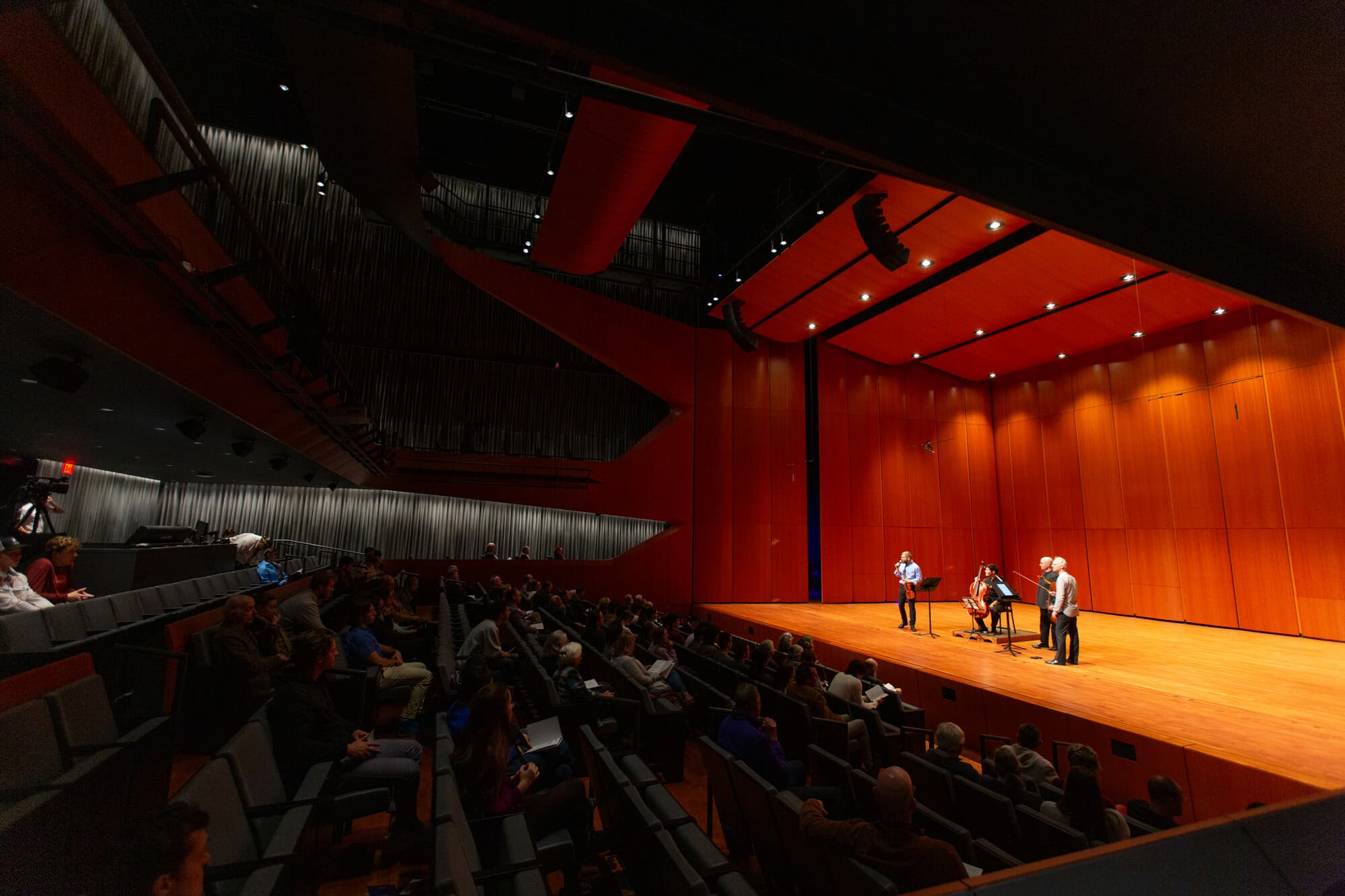 String quartet performs at the Luth Concert Hall