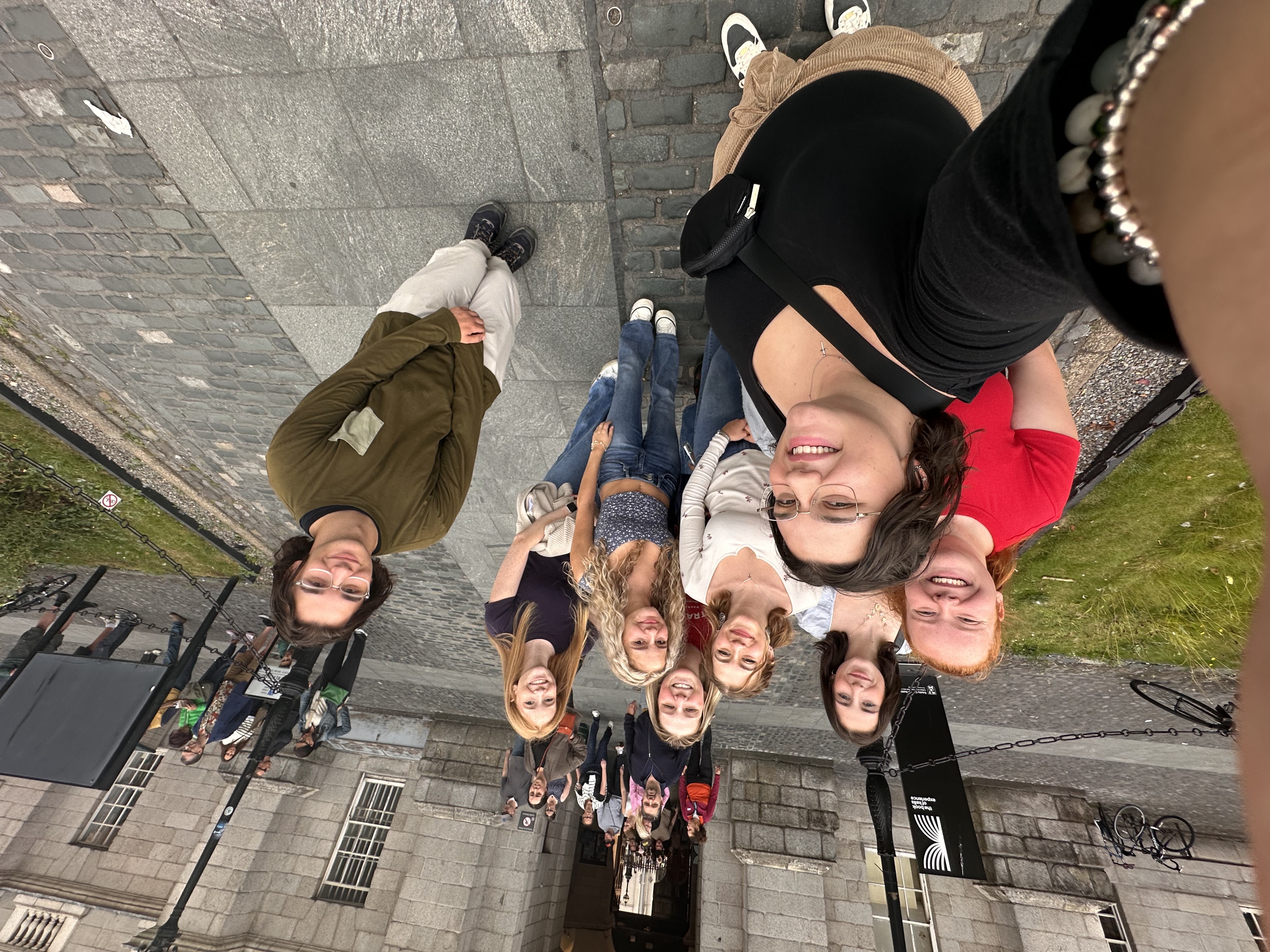 Elaine and friends in Dublin