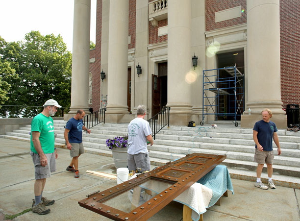 Chapel doors renovated