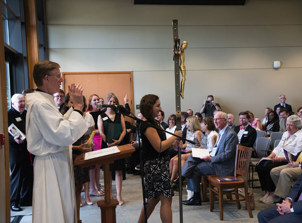 Photo Gallery: Holy Cross Celebrates The Upcoming Opening Of The Thomas 