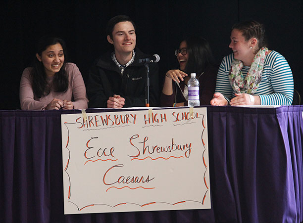 Shrewsbury High School students compete in the final round of Certamen