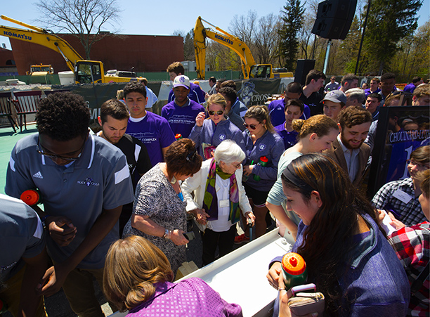 2016 Luth Athletic Complex Beam Signing Ceremony