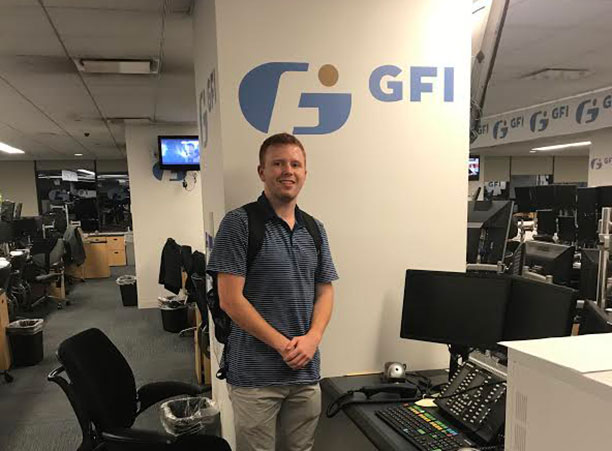 Joseph Prunty '19, an economics major, interns at GFI Group in New York, New York.
