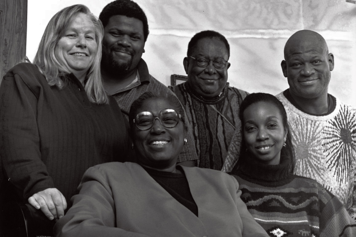 Pictured above with McNeil are (left to right) Rev. Vaughn’s sister-in-law, Linda; his brother, Robert; Waverly Jones, one of McNeil’s closest friends and Rev. Vaughn’s godfather; his wife, Rev. Dr. Kimberleigh Jordan and Rev. Vaughn.