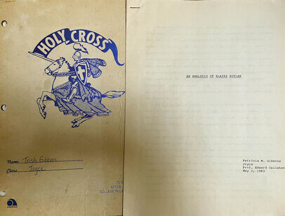 Copies of a notebook and paper