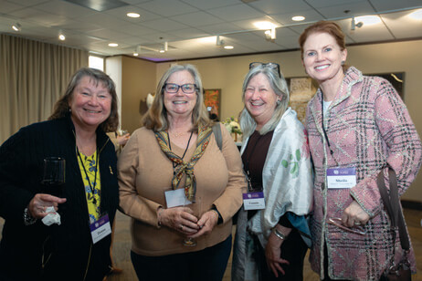 Group of women at coeducation celebration