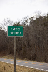 Barren Springs sign