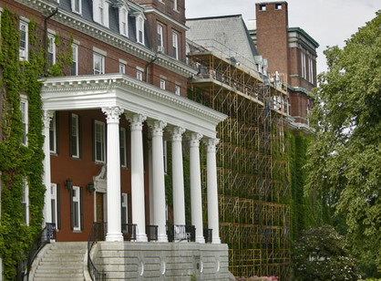 Fenwick Hall mansard work