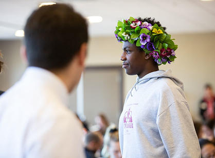SCONE plays with Fenwick Hall in the background.
