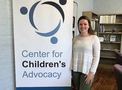 Madeline Carroll '19, a Spanish major with a concentration in Latin American, Latinx and Caribbean studies and a minor in education, interns at the Center for Children's Advocacy in Hartford, Connecticut.