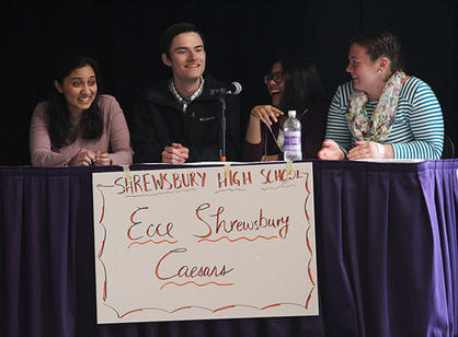 Shrewsbury High School students compete in the final round of Certamen