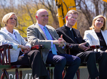 2016 Luth Athletic Complex Beam Signing Ceremony