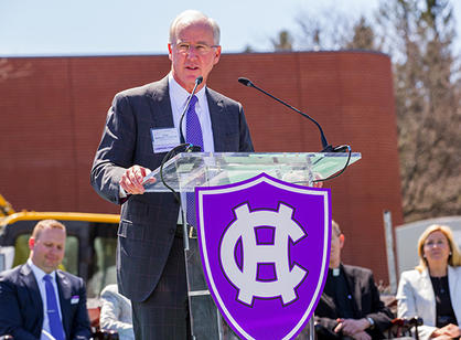 2016 Luth Athletic Complex Beam Signing Ceremony