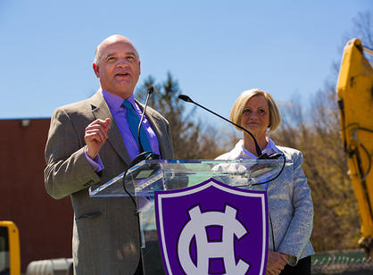 2016 Luth Athletic Complex Beam Signing Ceremony