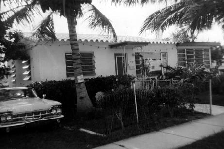 Rougeau's first home, in the Allapattah section of Miami, where the Rougeaus lived across the street from Muhammad Ali, then known as Cassius Clay.