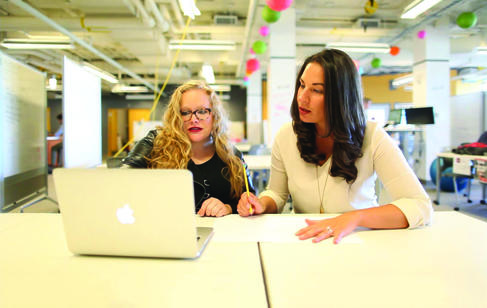 Quinn Fitzgerald '11 and her business partner Sara Dickhaus de Zarraga