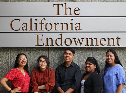 Yareli Rojas '20, a sociology major, interns at SoCal Can in Los Angeles, California.