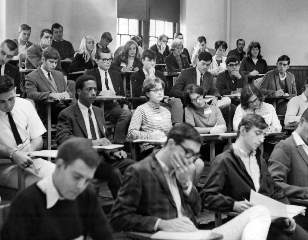 The first Coeducation Day was held Oct. 12, 1967