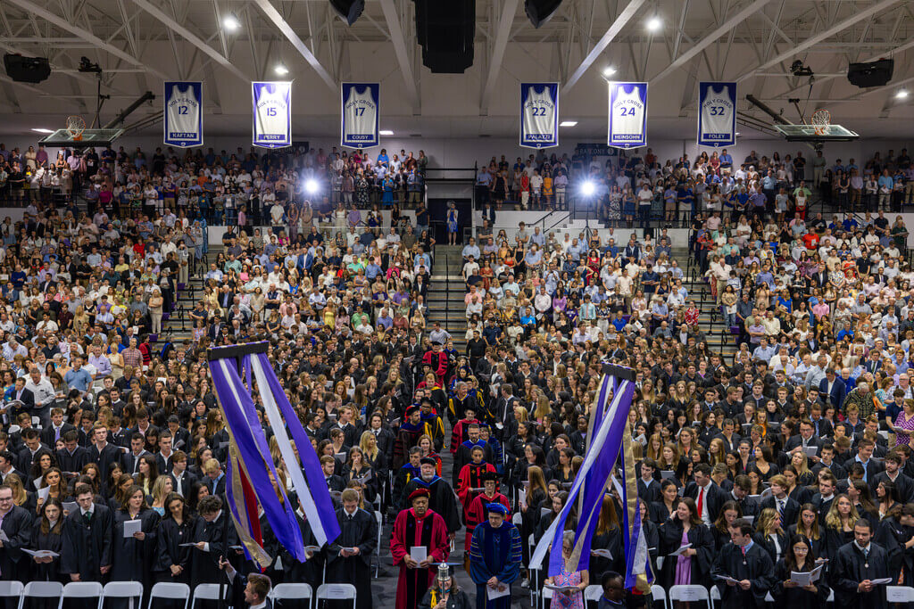 A crowded auditorium