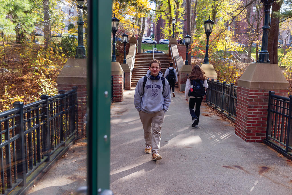 Man on sidewalk