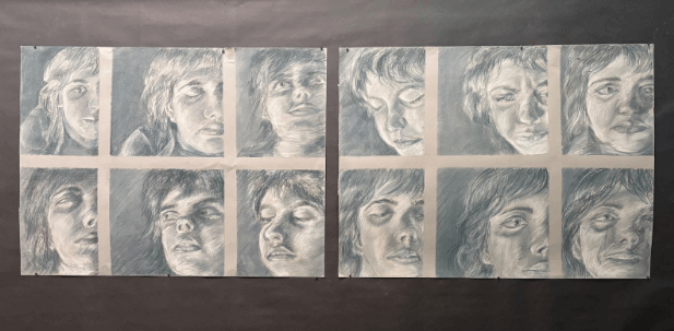 Series of self-portraits