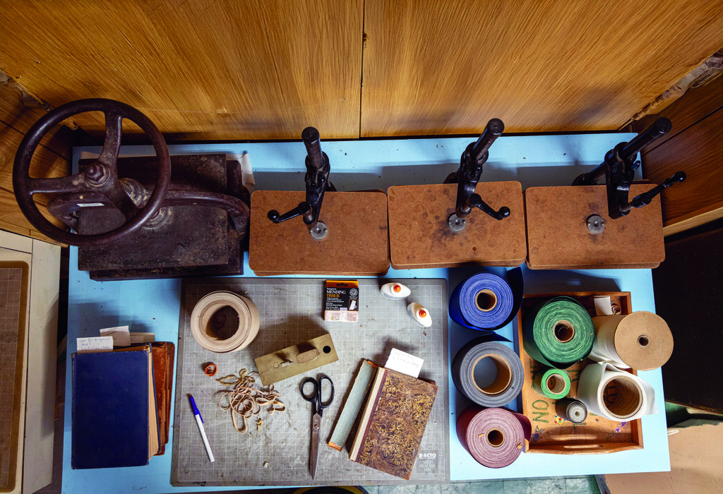 Tools to repair books