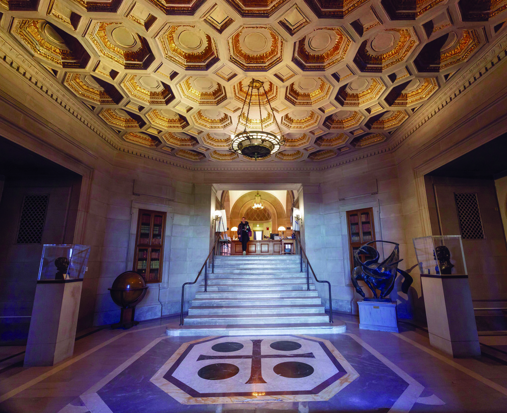 Entryway of Dinand Library