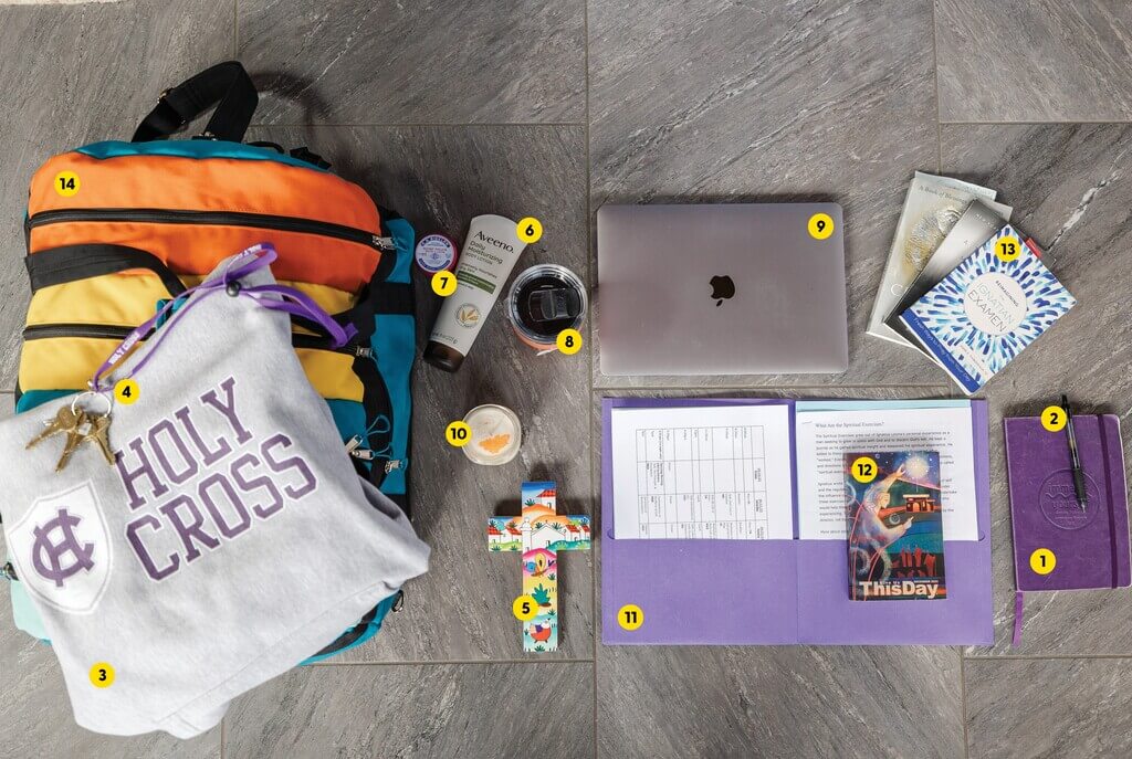 Items from Emily Rauer Davis' bag