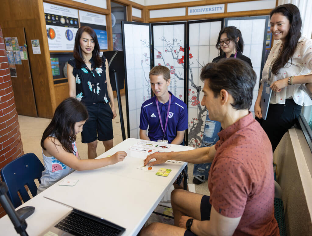 Anggoro and students