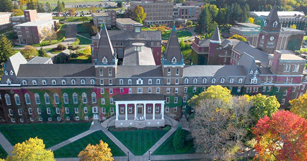 Video The Splendor of Autumn on Mount St. James Holy Cross Magazine