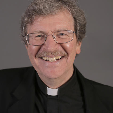 Fr. William Clark, S.J., professor of religious studies, headshot.