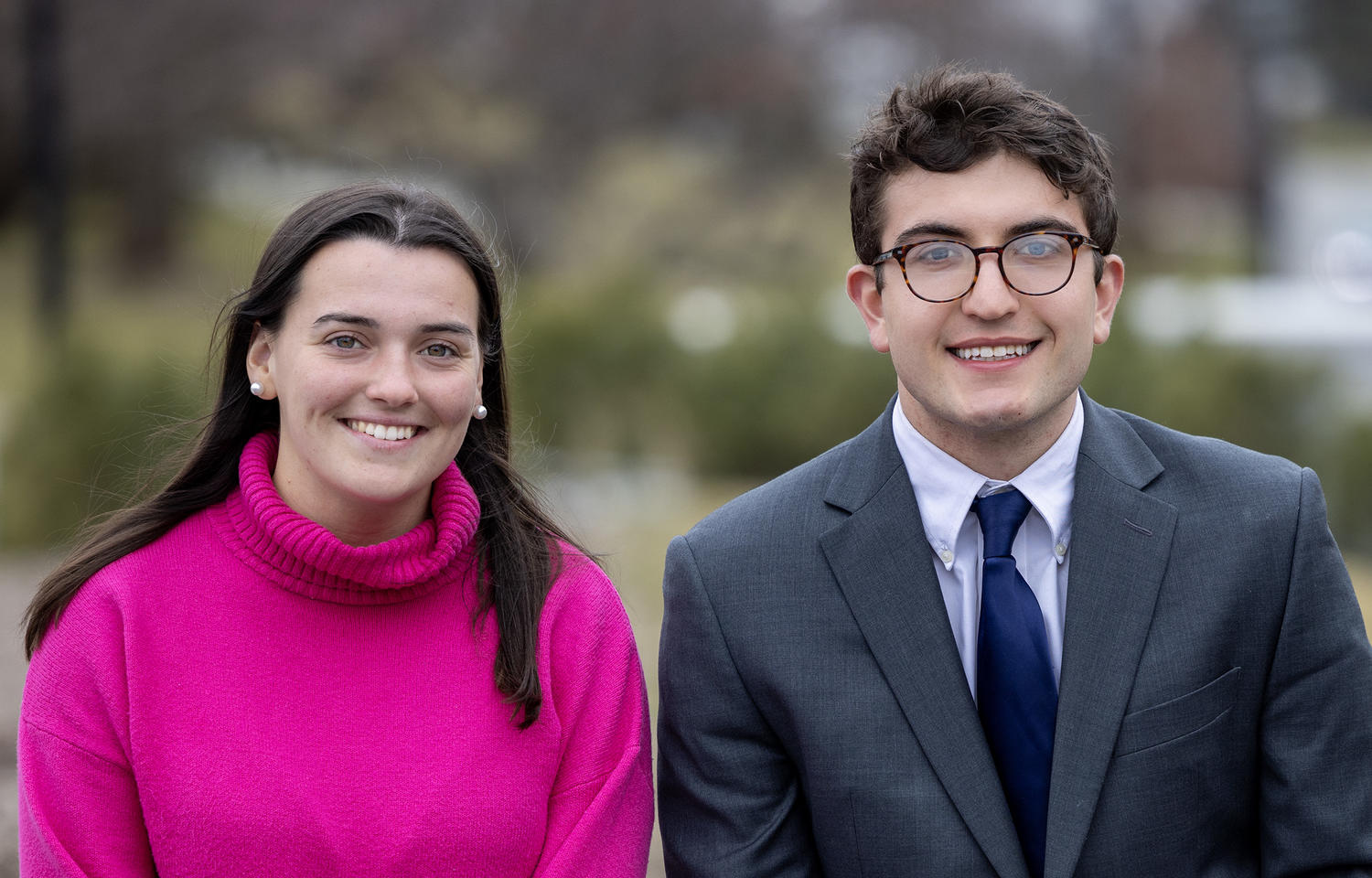 Maddie Flynn ’24 and J.T. Burgio ’24