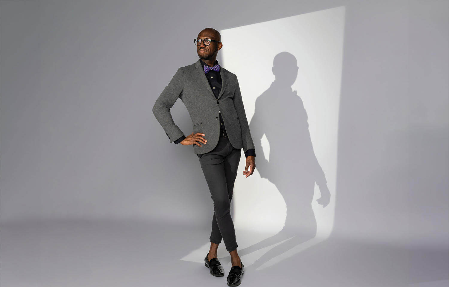 Professor Andre Isaacs poses for a portrait