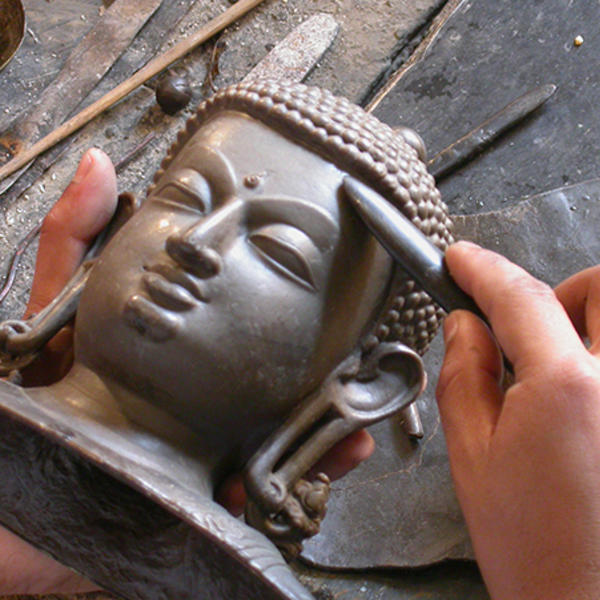 Newar craftsmen metal work