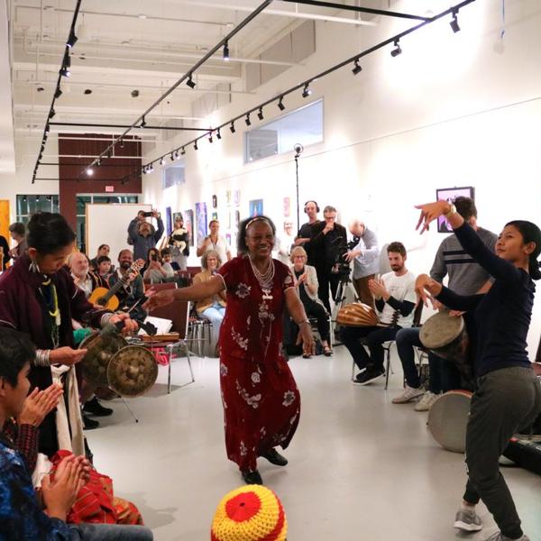 Fall 2018 Arts Transcending Borders event at the JMAC PopUp space in Worcester