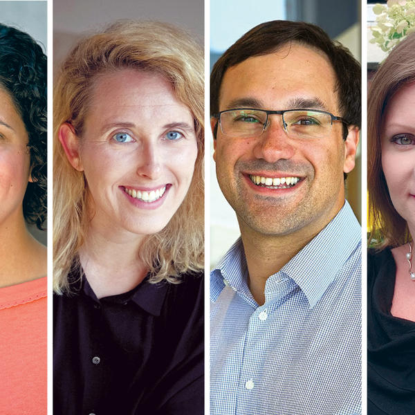 From left to right: L. Gaby Avila-Bront; Melissa Schoenberger; Olena Staveley-O'Carroll; Daniel Tortorice
