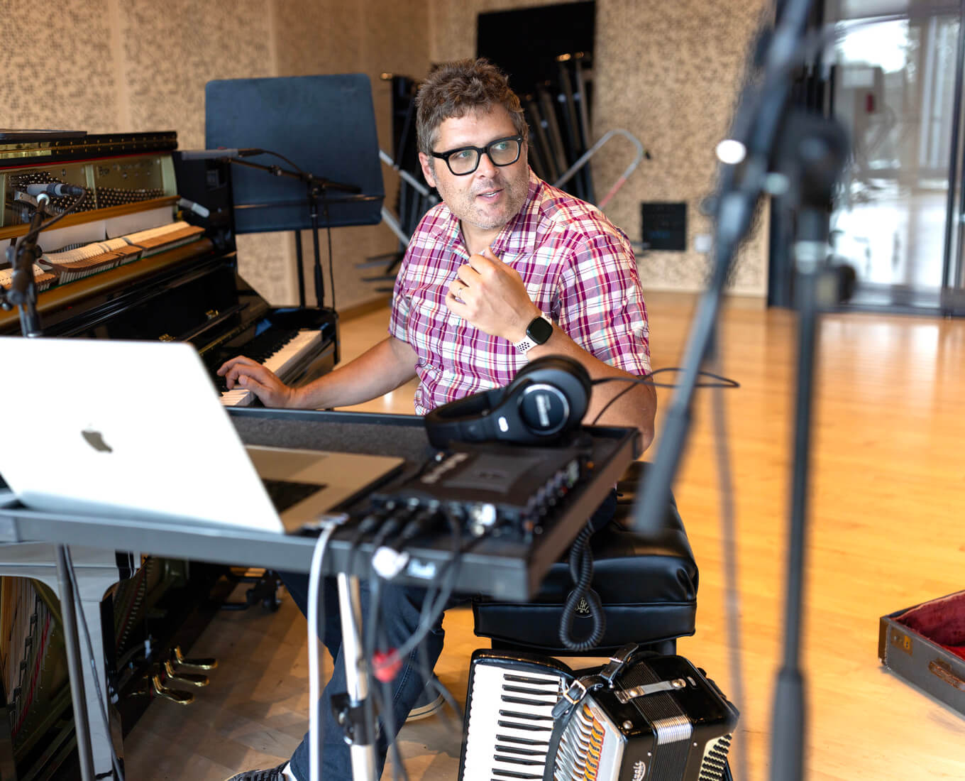 Man at piano