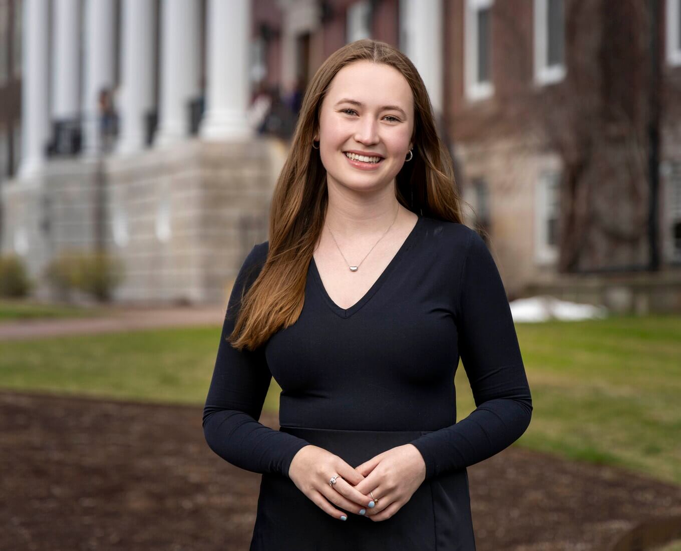 Environmental photo of Class of 2025 Valedictorian Claire Wolf '25