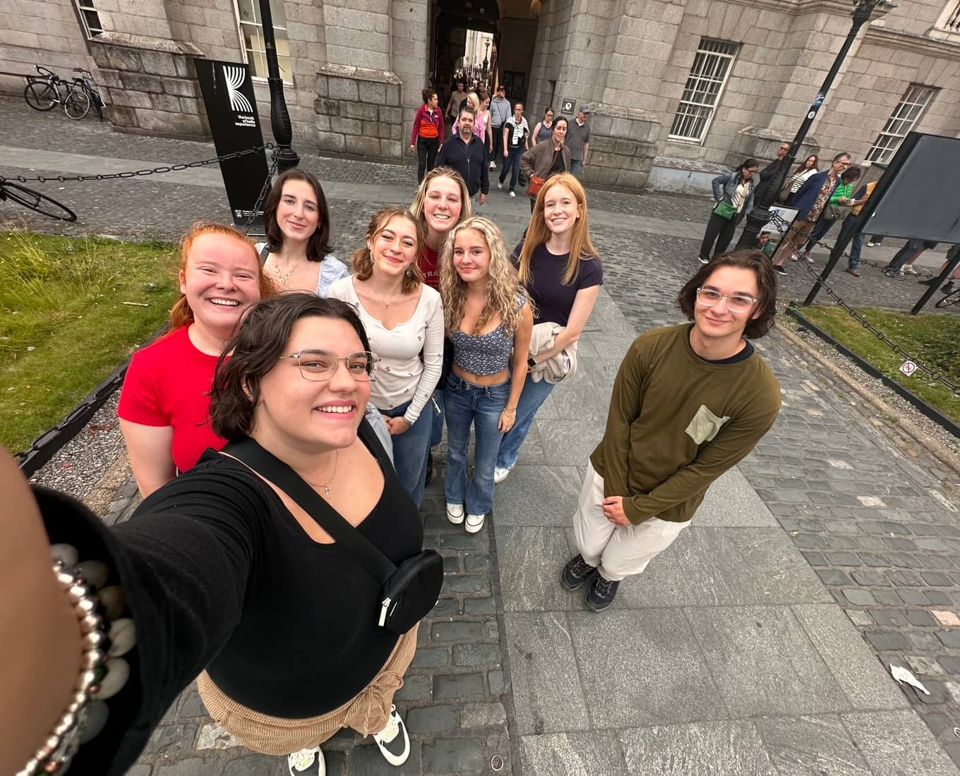 Elaine and friends in Dublin