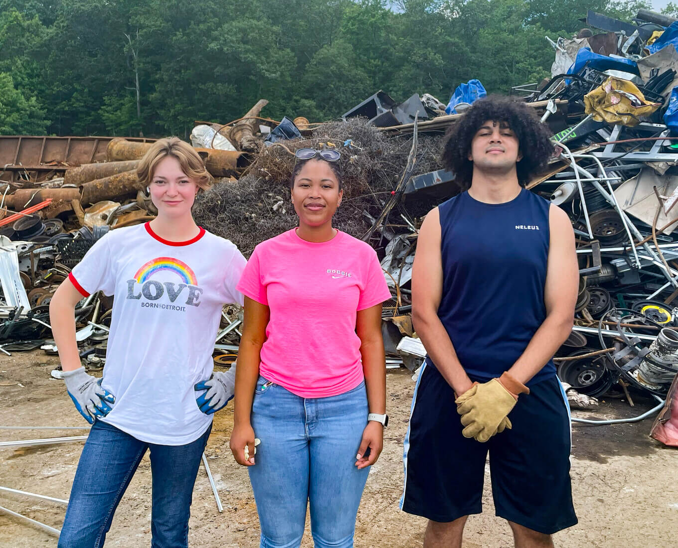 Brigit O'Connell, Bobbie Pitts, and Del Hafizi