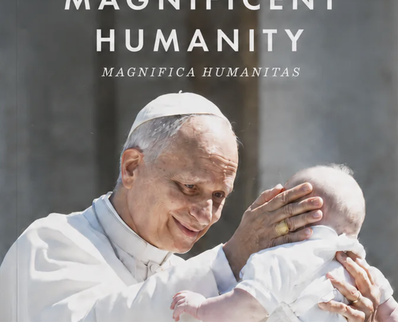 Pope Leo XIV blesses a baby