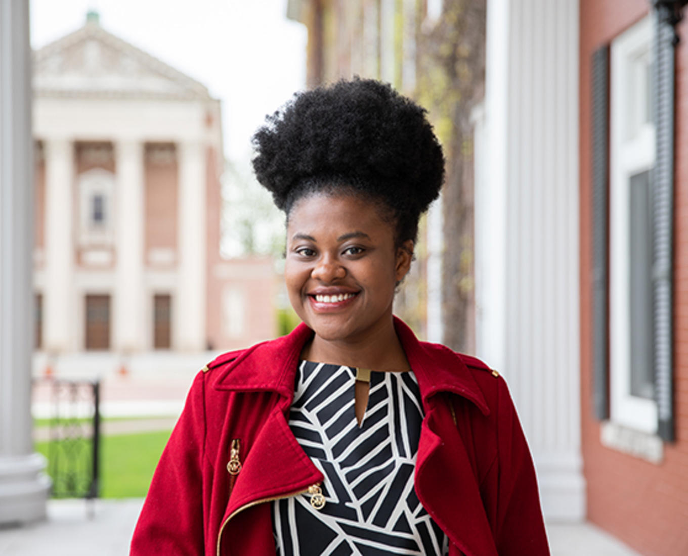 Edith Mensah Otabil '19. Photo by Avanell Brock