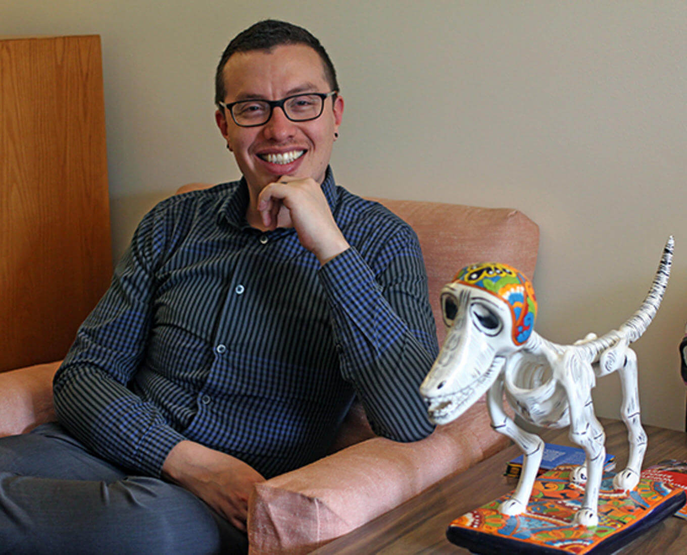 Alvaro Jarrin, assistant professor of anthropology. Photo by Austin Bosworth