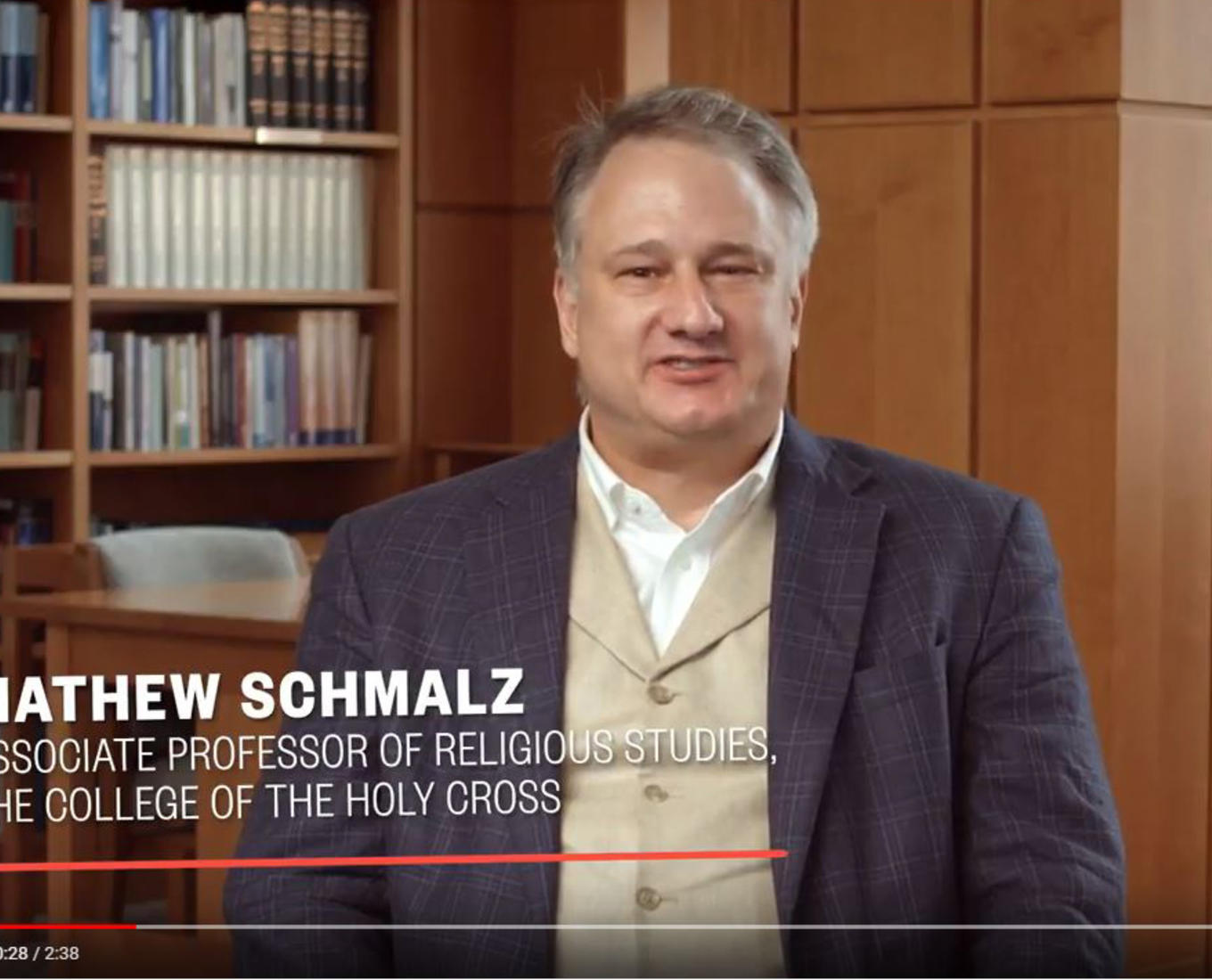 Mathew Schmalz, associate professor of religious studies