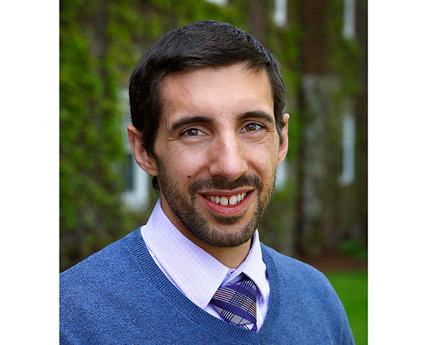 Christopher Staysniak, visiting assistant professor of history. Photo by John Buckingham