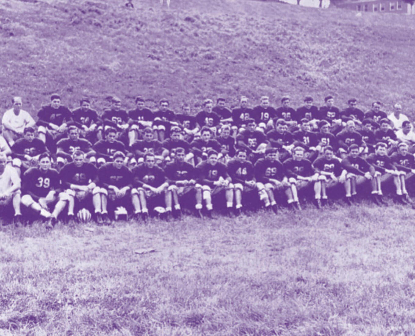The 1942 Crusader football team.