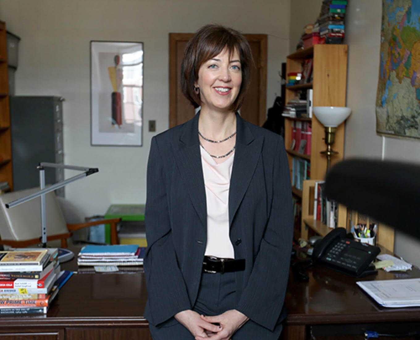 Cynthia Hooper, associate professor of history and director of Russian and Eastern European Studies. Photo by Tom Rettig